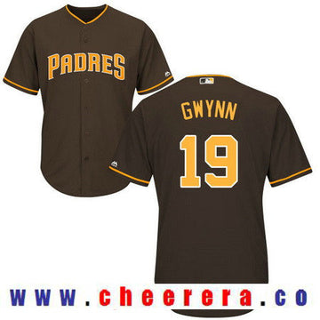 Tony Gwynn San Diego Padres brown jersey