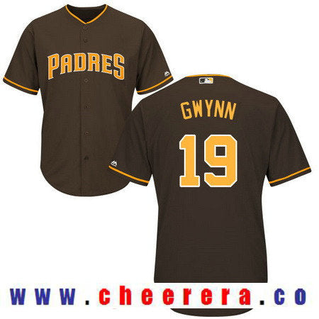 Tony Gwynn San Diego Padres brown jersey