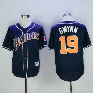 Tony Gwynn San Diego Padres navy jersey