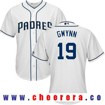 Tony Gwynn San Diego Padres white Home jersey