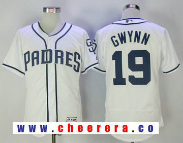 Tony Gwynn San Diego Padres white Home jersey