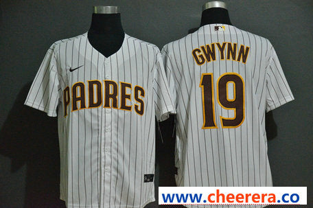 Tony Gwynn San Diego Padres white jersey