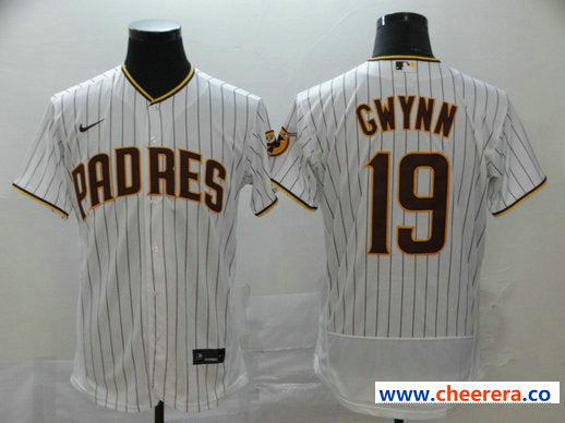 Tony Gwynn San Diego Padres white jersey