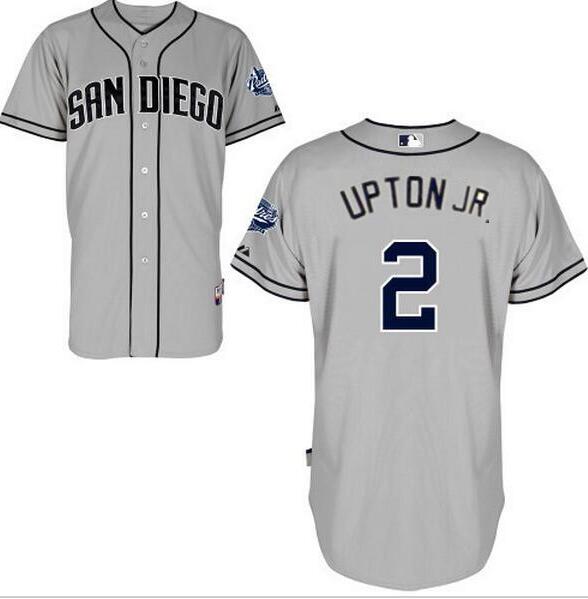 Melvin Upton Jr San Diego Padres gray Road jersey