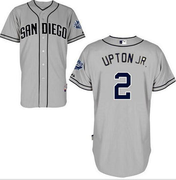 Melvin Upton Jr San Diego Padres gray Road jersey