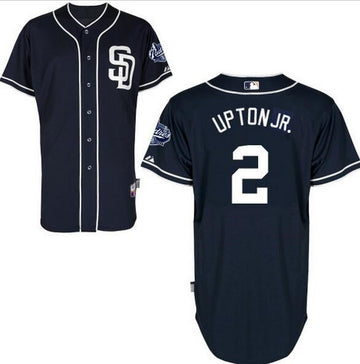 Melvin Upton Jr San Diego Padres navy jersey