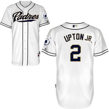 Melvin Upton Jr San Diego Padres white Home jersey