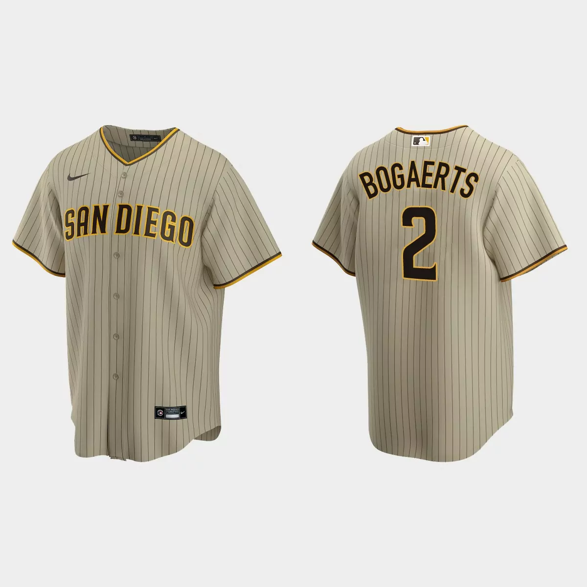 Xander Bogaerts San Diego Padres brown jersey