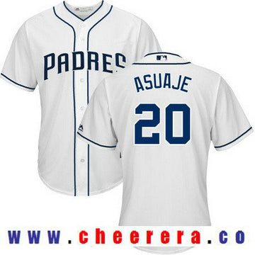 Carlos Asuaje San Diego Padres white Home jersey