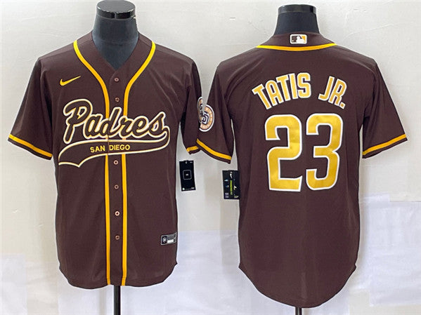 Fernando Tatis Jr San Diego Padres brown jersey
