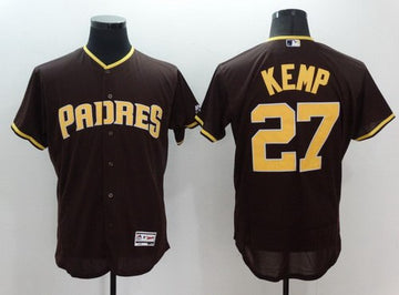 Matt Kemp San Diego Padres brown jersey