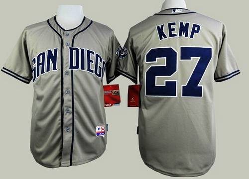 Matt Kemp San Diego Padres gray jersey