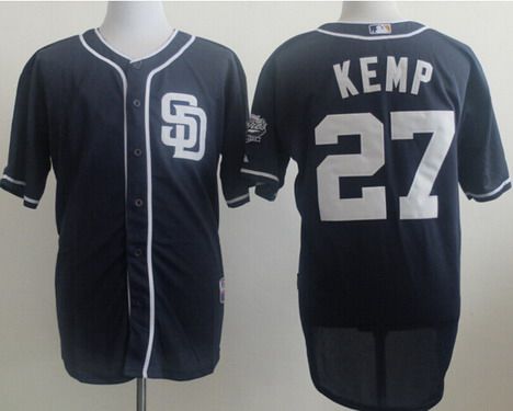 Matt Kemp San Diego Padres navy jersey
