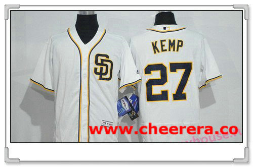 Matt Kemp San Diego Padres white Home jersey