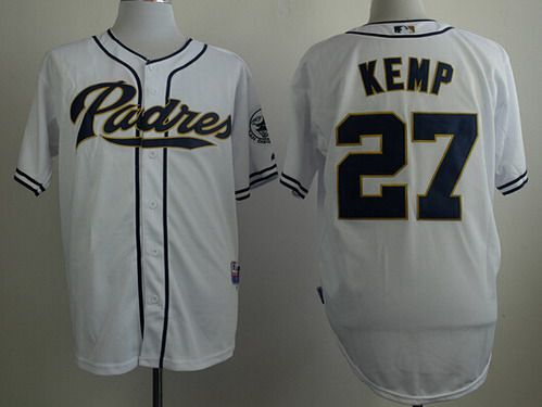 Matt Kemp San Diego Padres white jersey