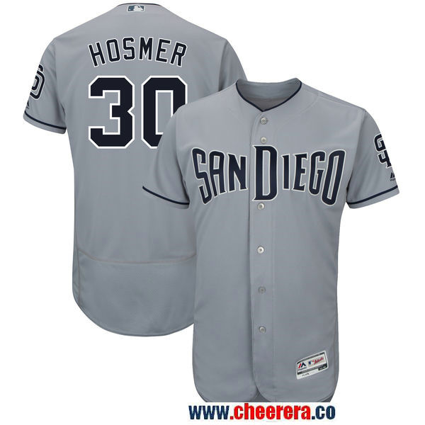 Eric Hosmer Majestic San Diego Padres gray Authentic jersey