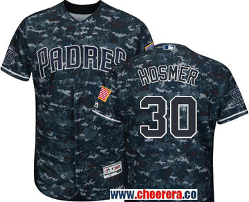 Eric Hosmer Majestic San Diego Padres navy Alternate jersey