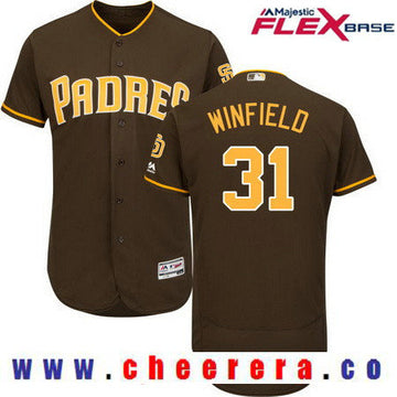 Dave Winfield San Diego Padres brown jersey