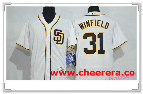 Dave Winfield San Diego Padres white Home jersey