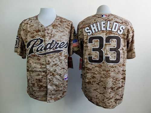James Shields San Diego Padres camo Camo jersey
