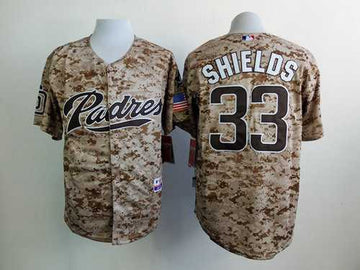 James Shields San Diego Padres camo Camo jersey