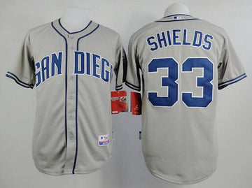 James Shields San Diego Padres gray jersey