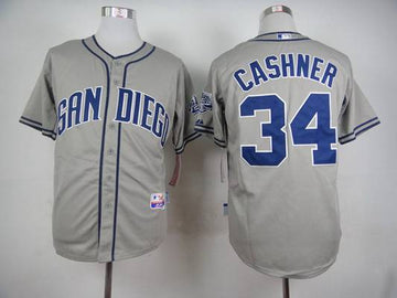 Andrew Cashner San Diego Padres gray jersey