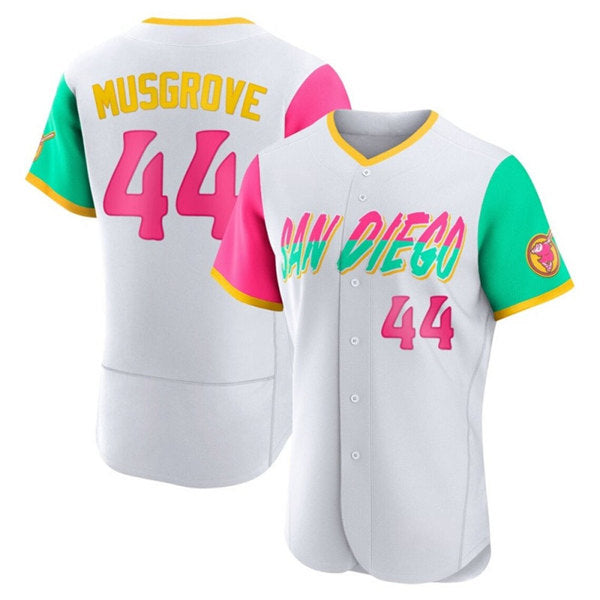 Joe Musgrove San Diego Padres white City Connect jersey