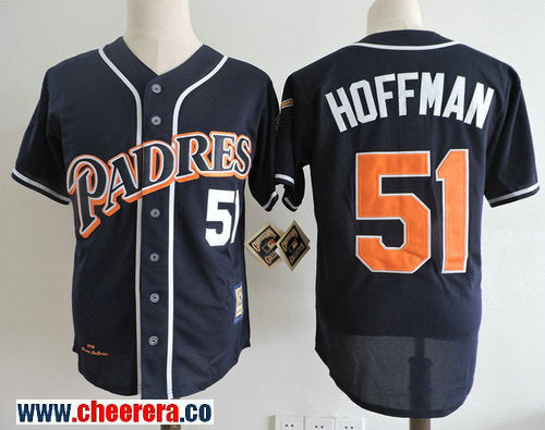 Trevor Hoffman San Diego Padres navy Throwback jersey