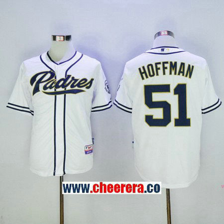 Trevor Hoffman Old San Diego Padres white jersey