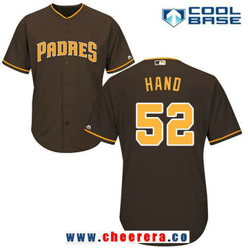 Brad Hand San Diego Padres brown Alternate jersey
