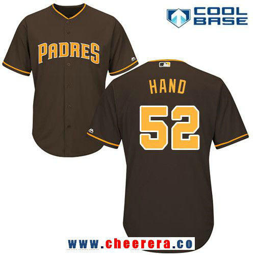 Brad Hand San Diego Padres brown Alternate jersey