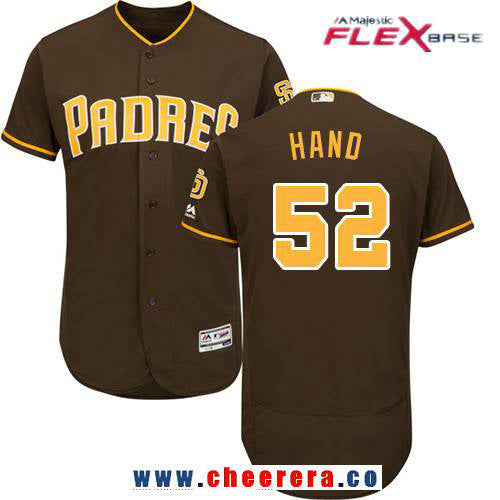 Brad Hand San Diego Padres brown Alternate jersey