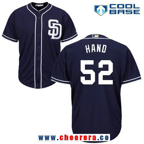 Brad Hand San Diego Padres navy Alternate jersey