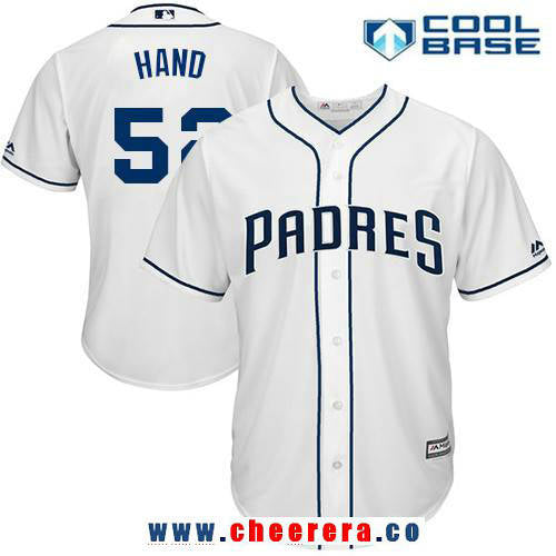 Brad Hand San Diego Padres white Home jersey