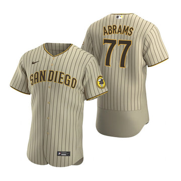 C.J. Abrams San Diego Padres tan jersey