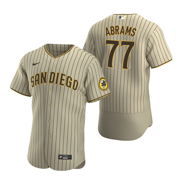 C.J. Abrams San Diego Padres tan jersey