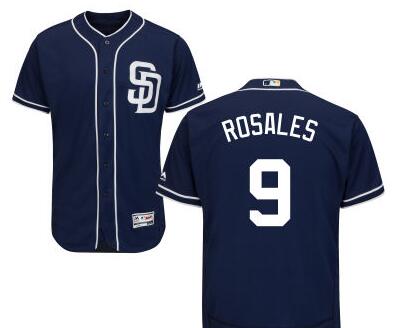 Adam Rosales San Diego Padres navy jersey