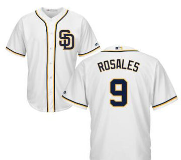 Adam Rosales San Diego Padres white Home jersey