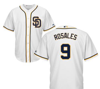 Adam Rosales San Diego Padres white Home jersey