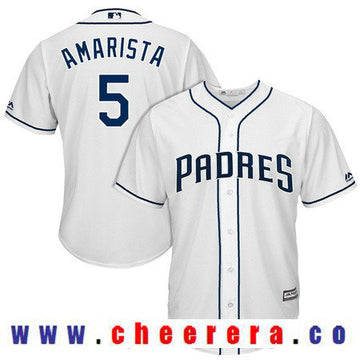 Alexi Amarista San Diego Padres white Home jersey