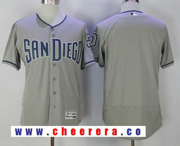 Custom San Diego Padres gray Road jersey