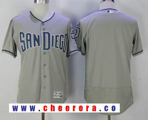 Custom San Diego Padres gray Road jersey