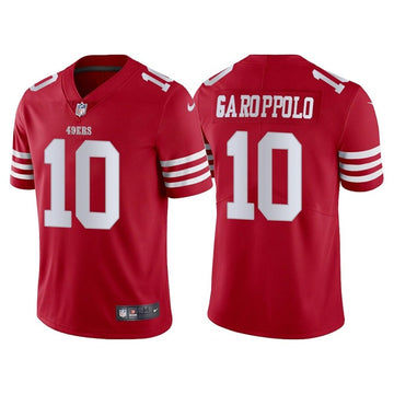 Jimmy Garoppolo San Francisco 49ers red Vapor jersey
