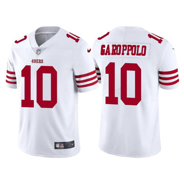 Jimmy Garoppolo San Francisco 49ers white Vapor jersey