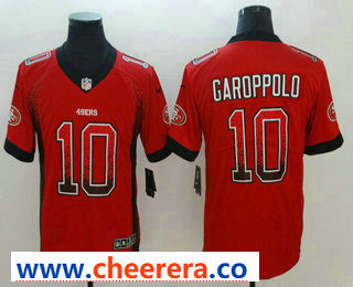 Jimmy Garoppolo San Francisco 49ers red Color Rush jersey