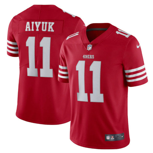 Brandon Aiyuk San Francisco 49ers scarlet Vapor jersey