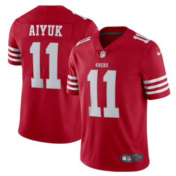 Brandon Aiyuk San Francisco 49ers scarlet Vapor jersey