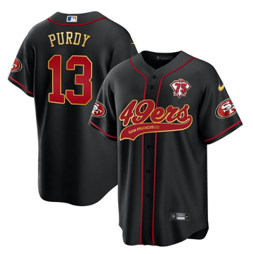 Brock Purdy San Francisco 49ers black jersey
