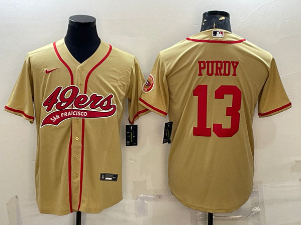 Brock Purdy San Francisco 49ers gold jersey